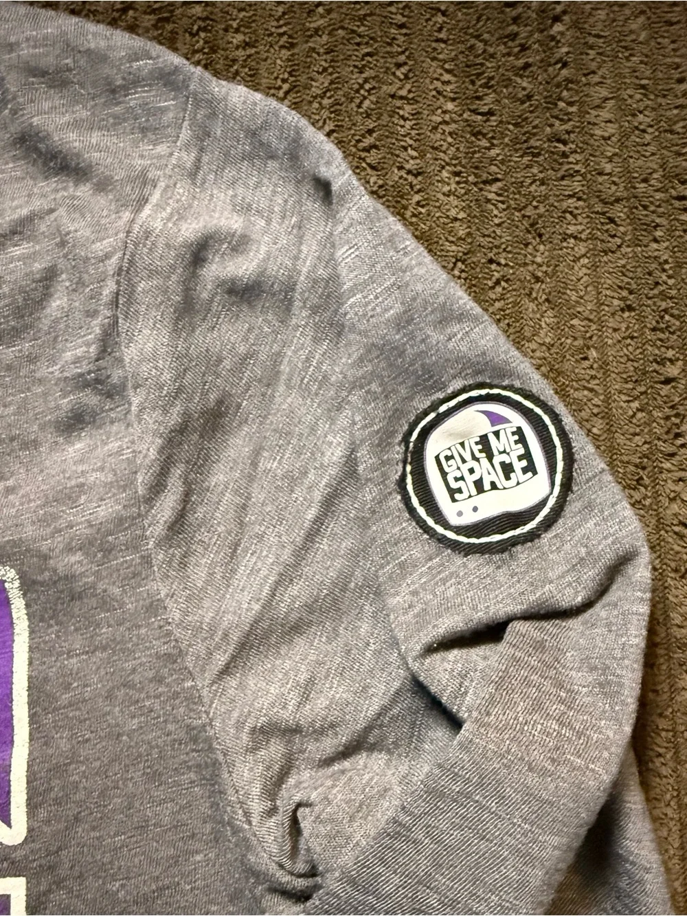 NWT Cat & Jack Boys' Gray 'Moon Dance' Long Sleeve Tee